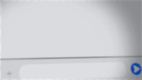 SOS message written on chat screen of computer or mobile phone Stock Footage 124941781