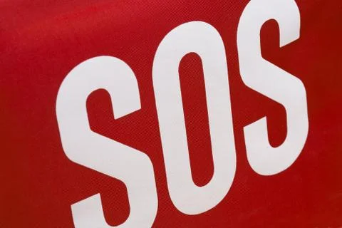 SOS Foto stock