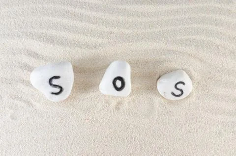 Sos word Stock Photos