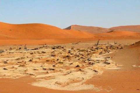 Sossusvlei dune - Namibia Stock Photos