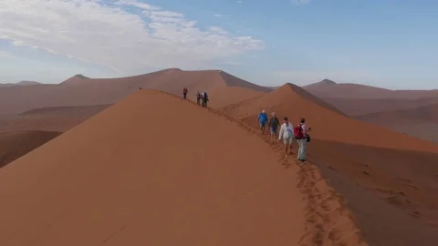 Sossusvlei Namibia Sand Dune 02 Video stock 74355636