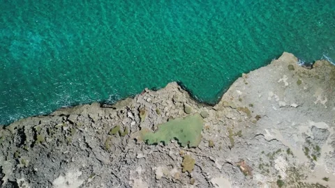 Sosua rock pool waves 03 库存影片 329641852