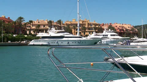 Sotogrande Marina Video stock 25396785