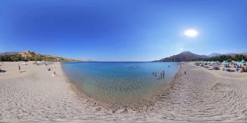 Souda Beach Video stock 120881453