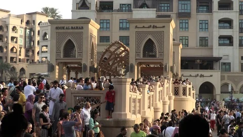 Souk Al Bahar 4K Stock Footage 89501489