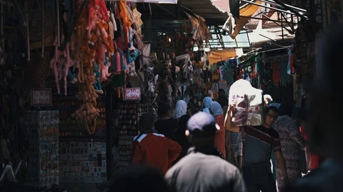 Souk of Marrakech - Morocco Video stock 108615370