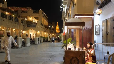 Souk Wakif at Doha. 스톡 동영상 110646995