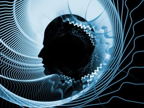 Soul and Mind Abstraction Ilustração Stock