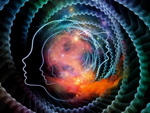 Soul and Mind Background Stock Illustration