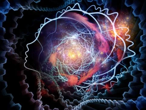 Soul and Mind Composition Ilustração Stock