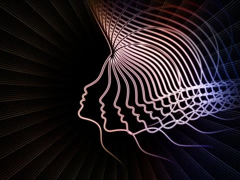 Soul Geometry Abstraction Stock Illustration