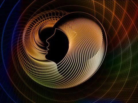 Soul Geometry Abstraction Stock Illustration