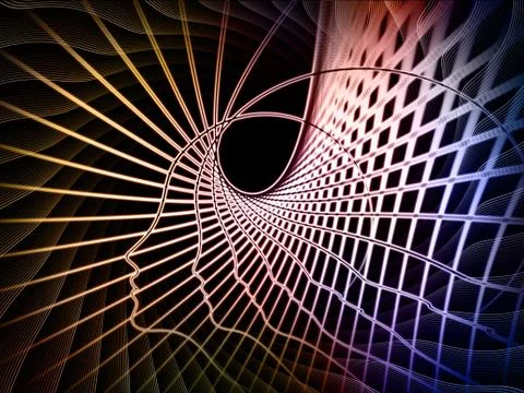 Soul Geometry Abstraction Illustrazione stock