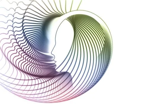 Soul Geometry Abstraction Stock Illustration