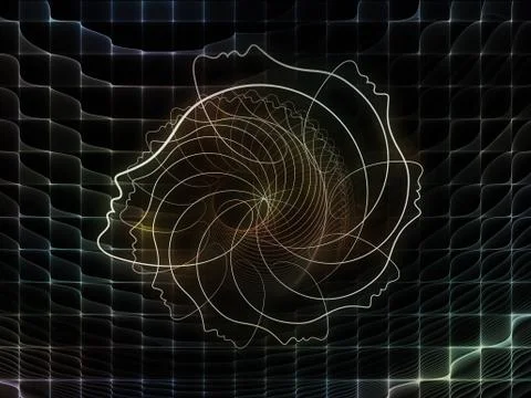 Soul Geometry Abstraction Stock Illustration