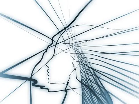 Soul Geometry Backdrop Stock Illustration