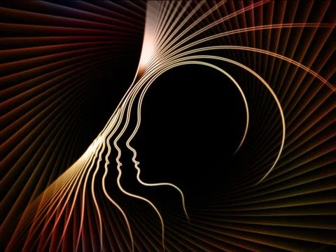 Soul Geometry Backdrop Illustrazione stock