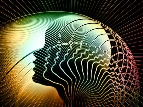 Soul Geometry Backdrop Stock Illustration