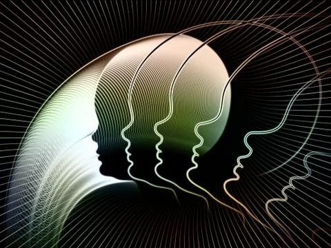 Soul Geometry Backdrop Stock Illustration