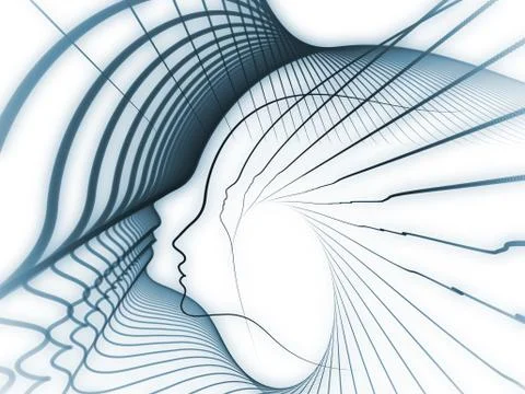 Soul Geometry Backdrop Stock Illustration