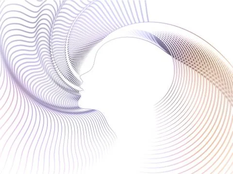 Soul Geometry Backdrop Illustrazione stock