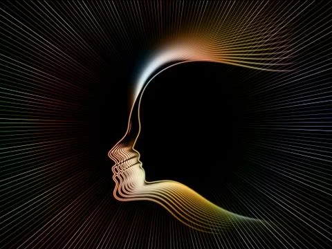 Soul Geometry Backdrop Stock Illustration