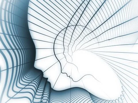 Soul Geometry Backdrop Stock Illustration