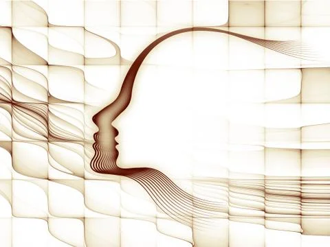 Soul Geometry Backdrop Stock Illustration