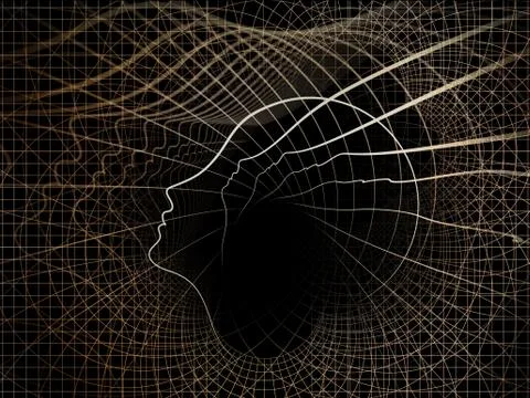 Soul Geometry Backdrop Illustrazione stock