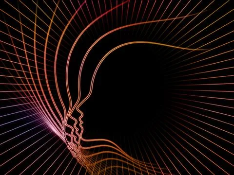 Soul Geometry Background Illustrazione stock