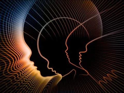 Soul Geometry Composition Stock Illustration