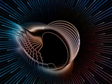 Soul Geometry Composition Illustrazione stock