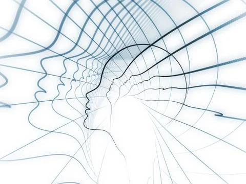 Soul Geometry Composition Illustrazione stock