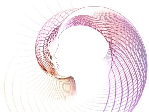 Soul Geometry Composition Stock Illustration