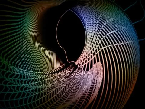 Soul Geometry Composition Illustrazione stock