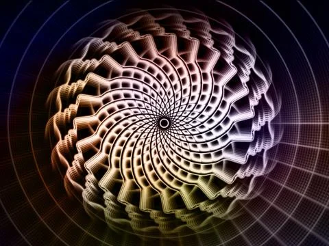 Soul Geometry Composition Stock Illustration