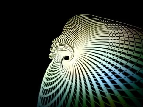 Soul Geometry Composition Illustrazione stock