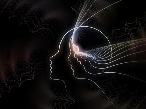 Soul Geometry Composition Illustrazione stock