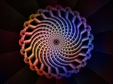 Soul Geometry Metaphor Illustrazione stock