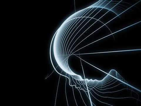 Soul Geometry Metaphor Illustrazione stock