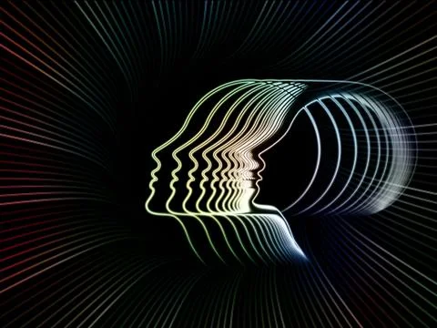 Soul Geometry Metaphor Stock Illustration