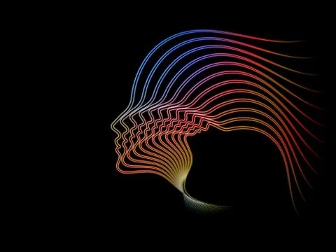 Soul Geometry Metaphor Stock Illustration