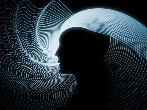 Soul Geometry Metaphor Stock Illustration