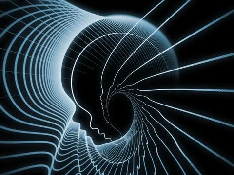 Soul Geometry Metaphor 스톡 일러스트