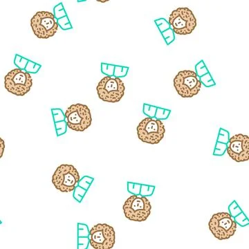 Soul music vector seamless pattern Stock-Illustration