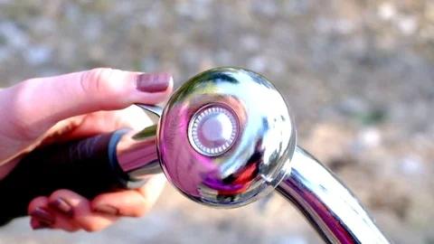 The sound of a bicycle bell Stock Footage 72745931
