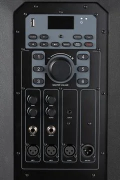 Sound board controller with connection Stock Photos