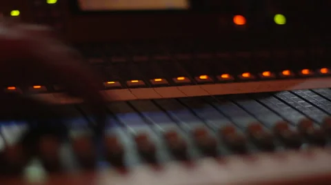 Sound Board Stock Footage 43096079