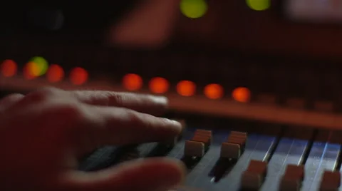 Sound Board Stock Footage 43096153