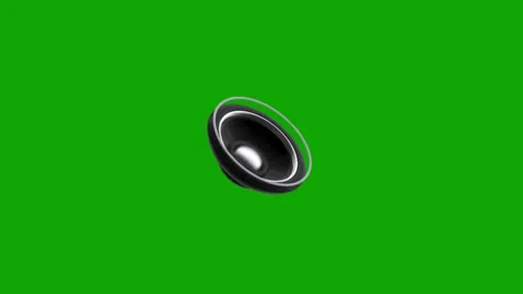 Sound Chroma Key Animation Loop Stockbeeldmateriaal 340176909